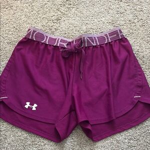 Under Armour Women's Purple Shorts